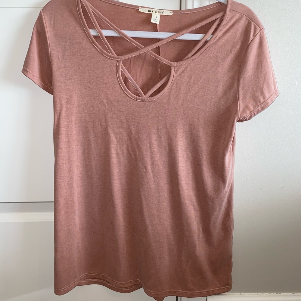 Blush pink top